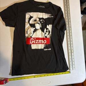 Vintage Gremlins Gizmo Graphic Black T-Shirt